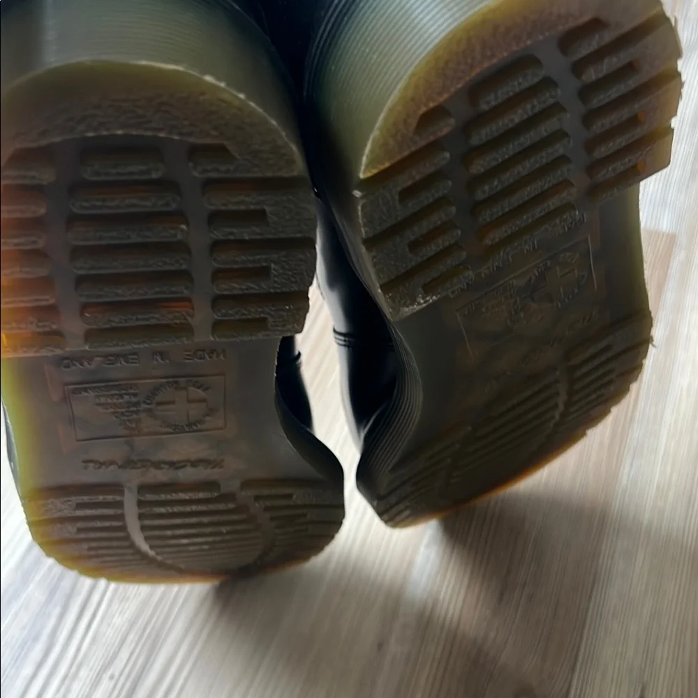 Dr. Martens Black Leather Boots with Silver Details - Picture 5 of 5